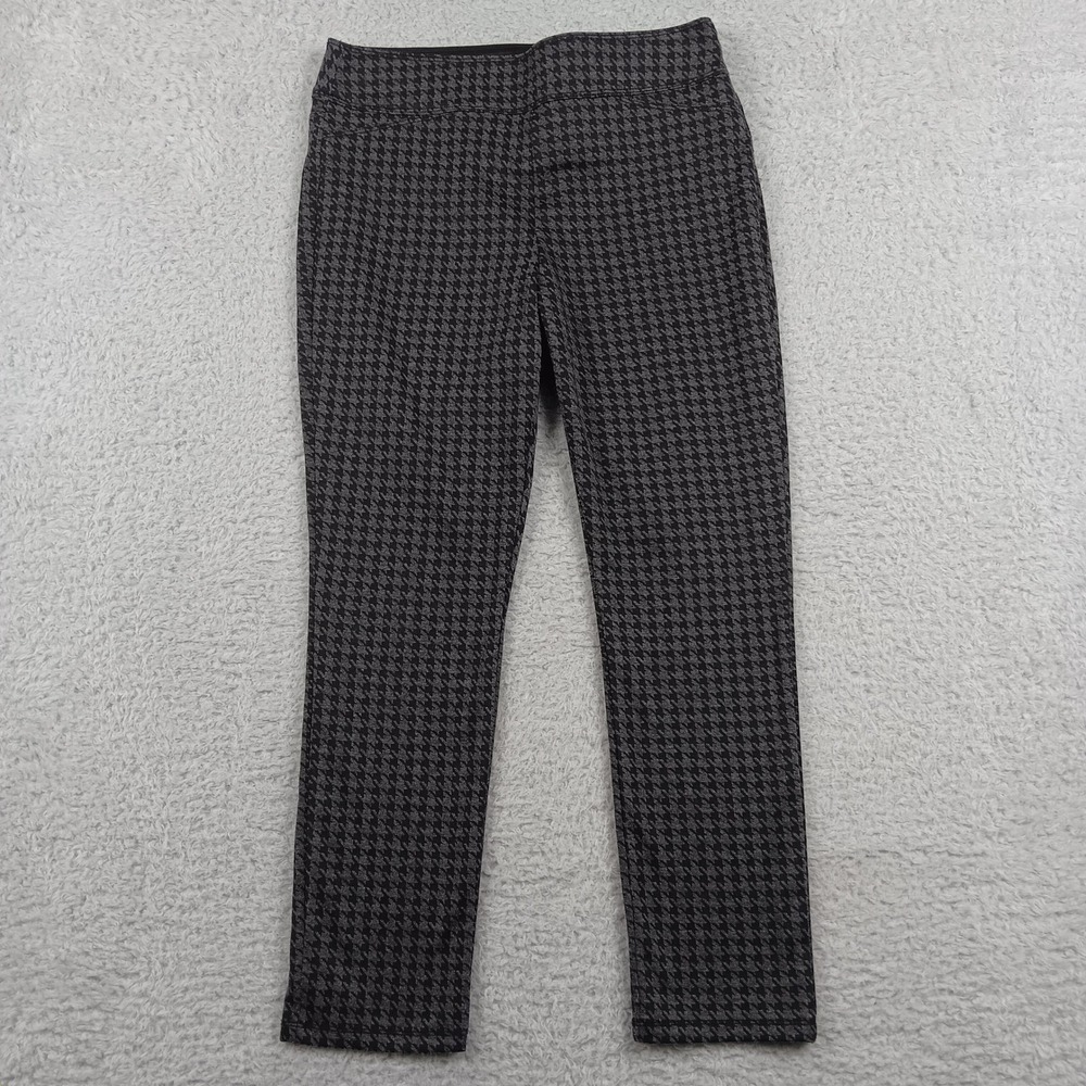 Liz Claiborne Pant Emma Classic Women S Black Gray Houndstooth Career 76424-1
